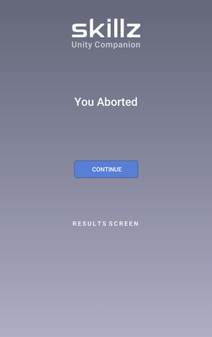 Simulated Match Abort