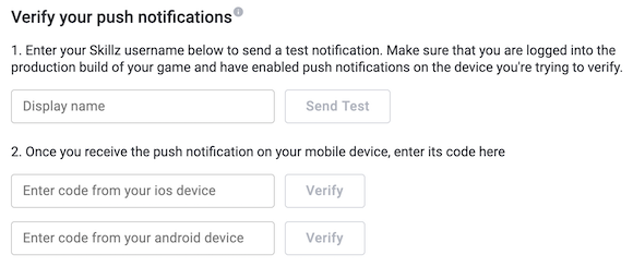 Verify Push Notifications